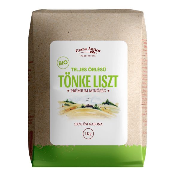 Tönke liszt, kövesmalmi teljes őrlésű 1kg BIO