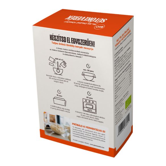 Tönköly sütőkeverék, teljes őrlésű 450g BIO (Dobozos)