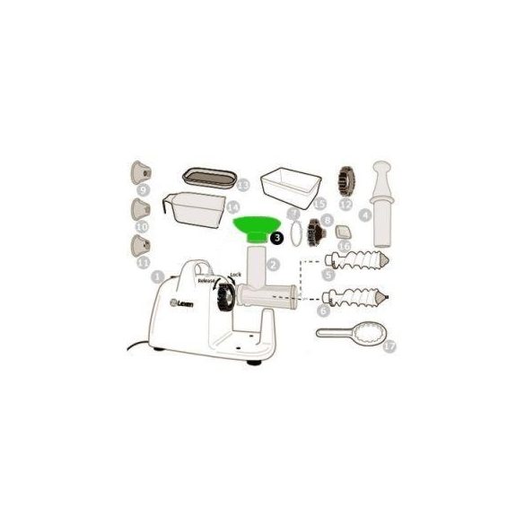 Tölcsér elektromos préshez (3)