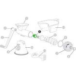 Műanyag szigetelő gyűrű hátra HJ Kézi Préshez (4)