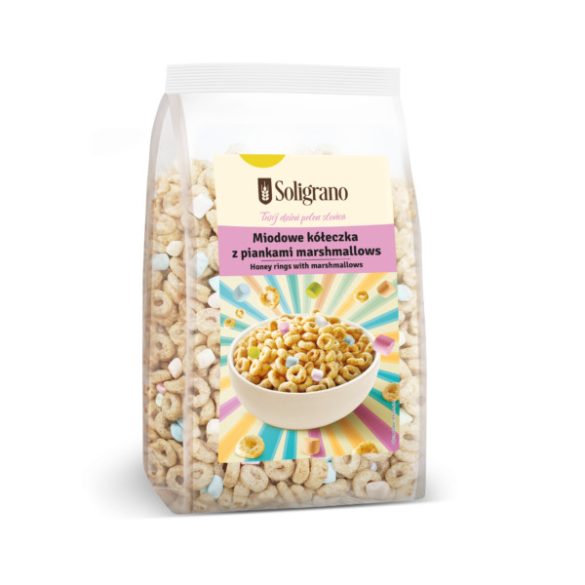 Mézes gabonakarikák mályvacukorral 250g