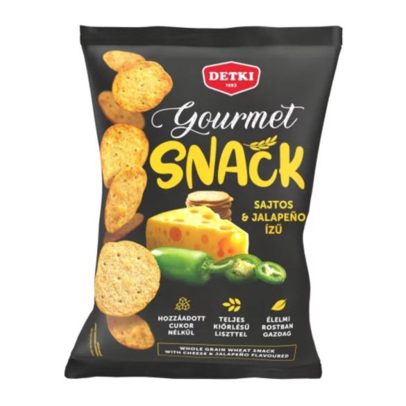 Detki Gourmet Snack sajtos-jalapeno ízű 100g