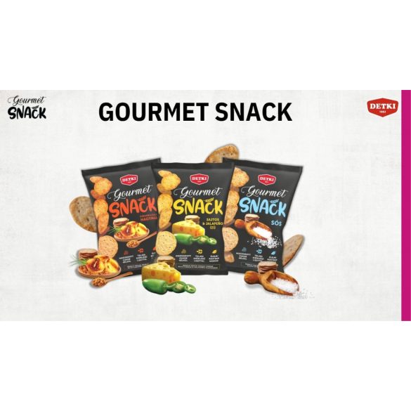 Detki Gourmet Snack sajtos-jalapeno ízű 100g