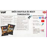Bolse de biscuiți sărați (cracker) Detki Gourmet Vitál Fitt din făină integrală, cu ceapă caramelizată 100g