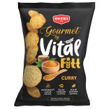 Detki Gourmet Vitál Fitt teljes kiőrlésű kréker Curry 100g
