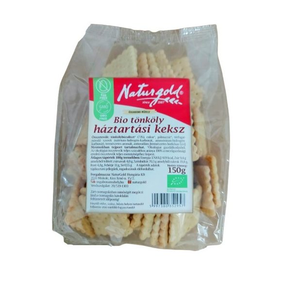 Bio tönköly háztartási keksz 150g
