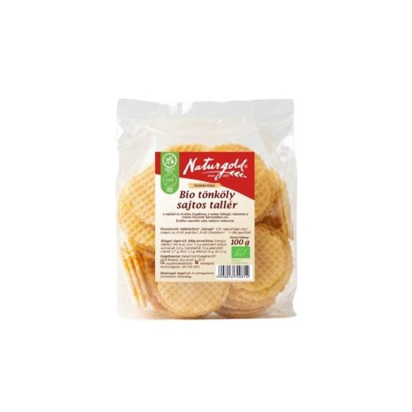 Bio tönköly sajtos tallér 100g