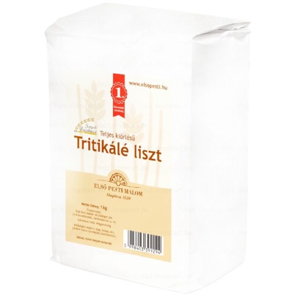 Tritikálé teljes kiőrlésű liszt 1kg