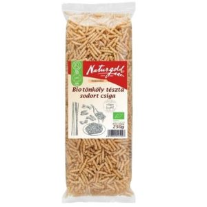 NaturGold Bio Tönköly Csigatészta 250g csomagolása