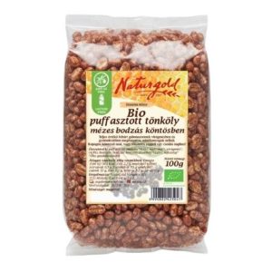 Bio puffasztott tönkölybúza mézes-bodzás köntösben 100 g