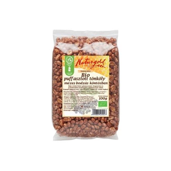 Bio puffasztott tönkölybúza mézes-bodzás köntösben 100 g