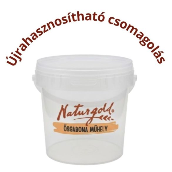 Bio tönköly teljes őrlésű dara 3kg -  újrahasznosítható csomagolásban