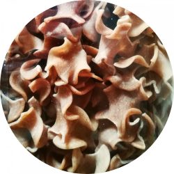 Bio tönköly tészta fodros nagykocka teljes őrlésű 5kg