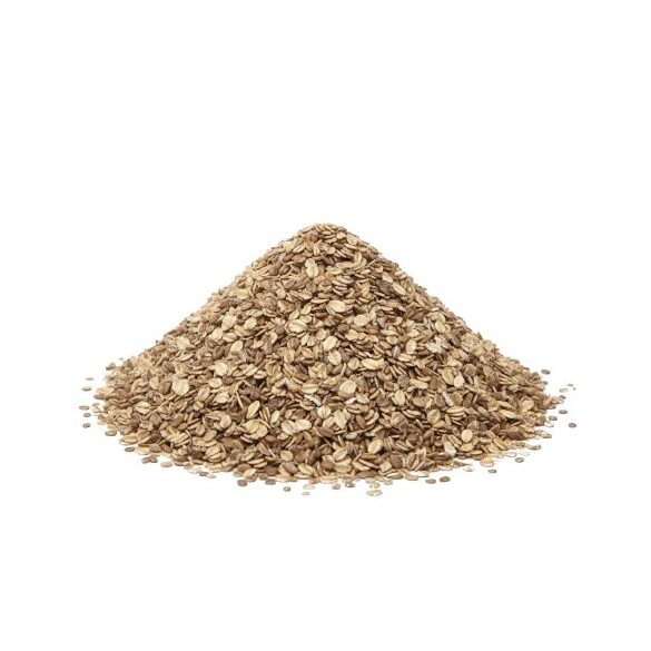 Amestec de fulgi din cinci cereale (ötgabonás) bio, ambalaj vrac de 25 kg.