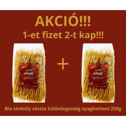   Bio tönköly tésztakülönlegesség Spaghettoni  250g - Akció 1+1 - min. idő: 28.06.2026
