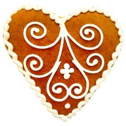   SZERETETTEL NŐNAPRA Bio mézeskalács szív  - személyre szabható felirattal