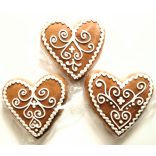 SZERETETTEL NŐNAPRA Bio mézeskalács szív  - személyre szabható felirattal