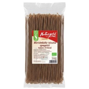 Bio tönköly tészta spagetti teljes őrlésű 250g