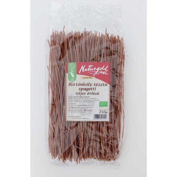 Bio tönköly tészta teljes kiőrlésű spagetti  250g