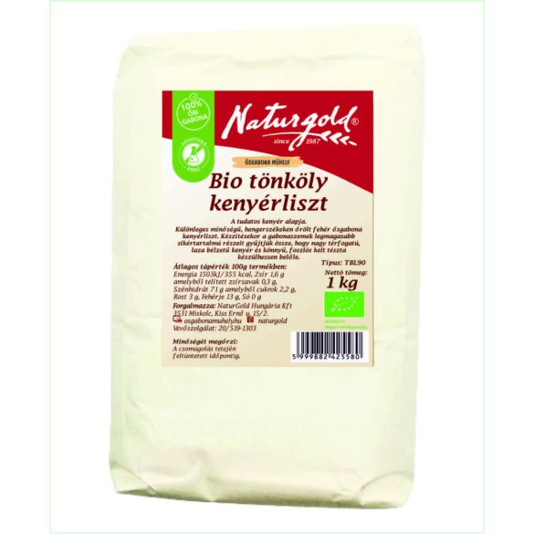 Bio tönköly kenyérliszt 1kg