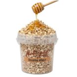 Bio puffasztott tönköly virágmézzel 500g - újrahasznosítható csomagolásban