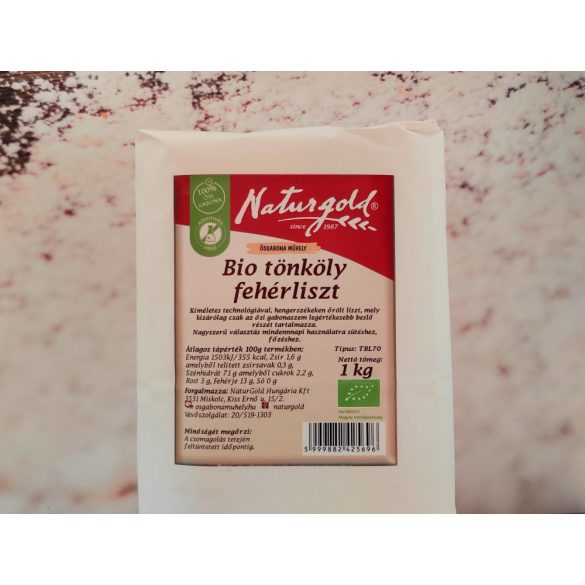 Bio tönköly fehérliszt 1kg