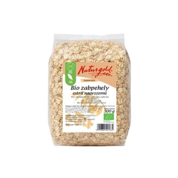 Bio zabpehely extra nagyszemű 500g