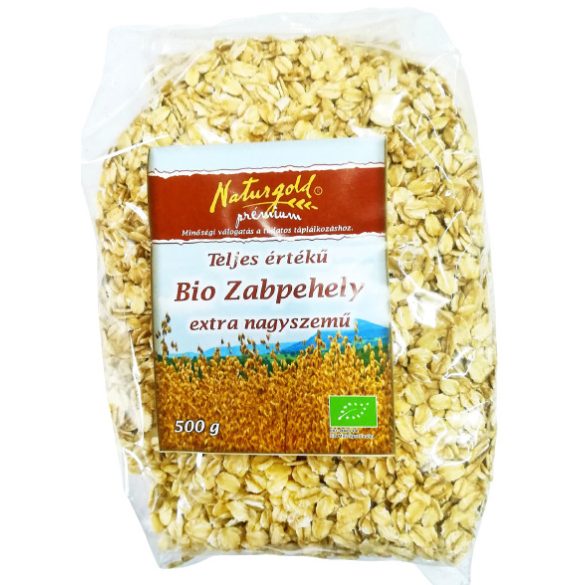 Bio zabpehely extra nagyszemű 500g