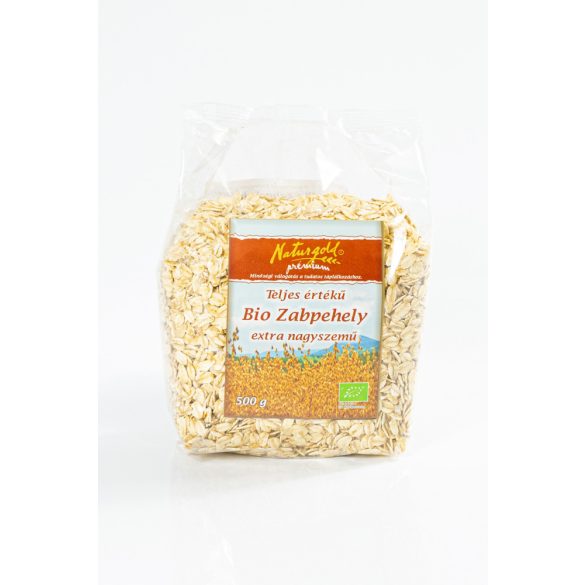 Bio zabpehely extra nagyszemű 500g