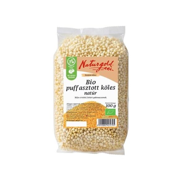Bio puffasztott köles natúr 100g