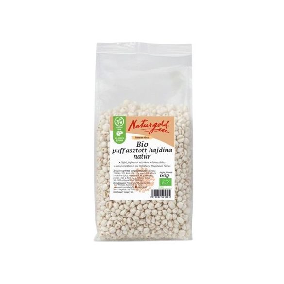 Bio puffasztott hajdina natúr 60g 