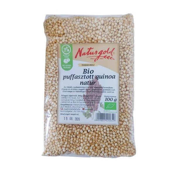 Bio puffasztott quinoa natúr 100g