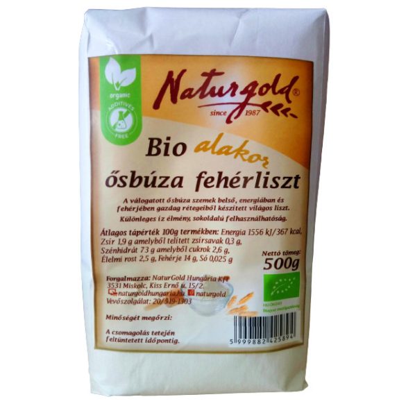 Bio alakor ősbúza fehérliszt 500g