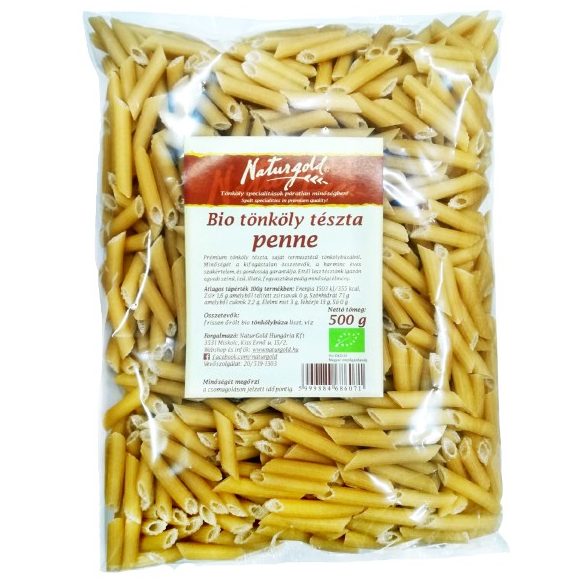 Bio tönköly tészta penne 500g