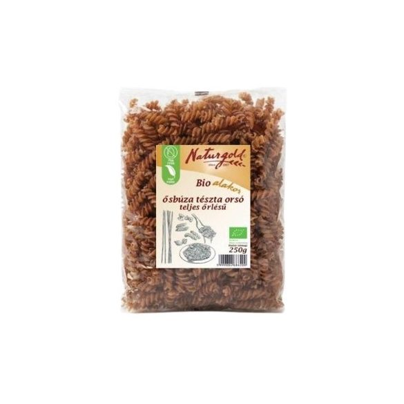 Bio alakor ősbúza tészta orsó teljes őrlésű 250g
