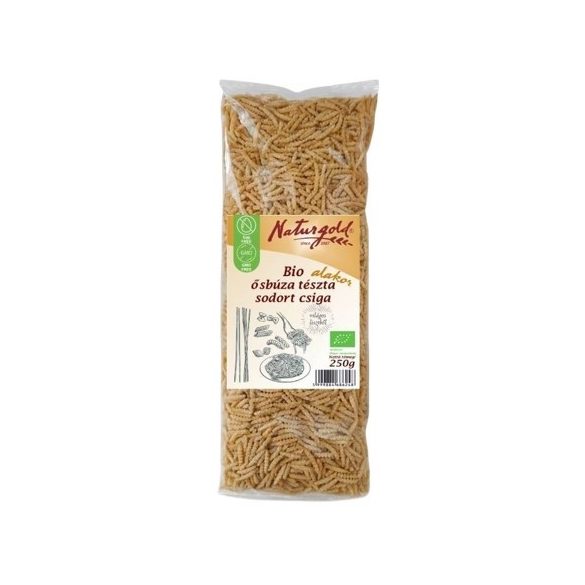 Bio alakor ősbúza tészta csiga 250g
