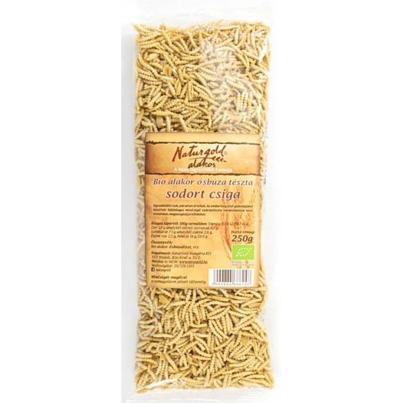 Paste făinoase din grâu antic alac bio - melcișori 250g