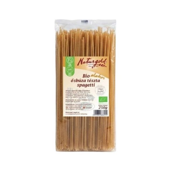 Bio alakor ősbúza tészta spagetti 250g