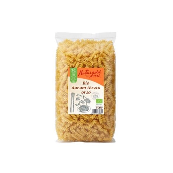 Paste făinoase bio din grâu dur, fusilli/orsó, 500g