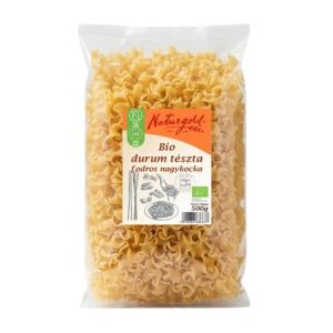 Bio durum tészta fodros nagykocka 500g