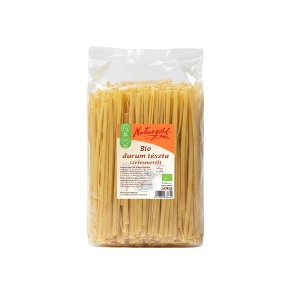 Paste făinoase bio din grâu dur, tăiței lați (tagliatelle), 500g