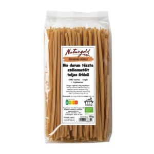 Bio durum tészta szélesmetélt teljes őrlésű 250g 