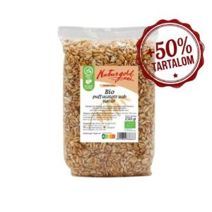Bio puffasztott zab natúr Megújult, 150g-os kiszerelés!