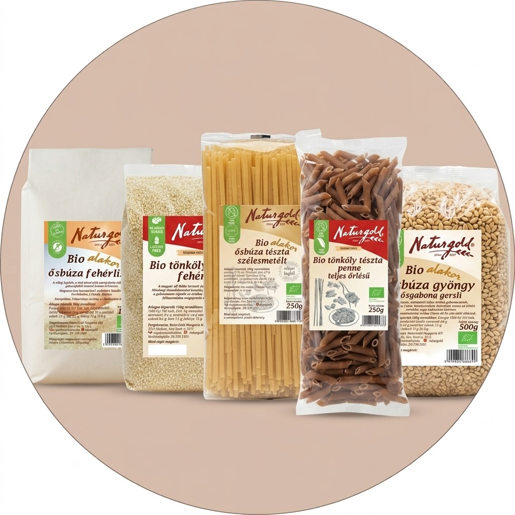 Organic grains and muesli