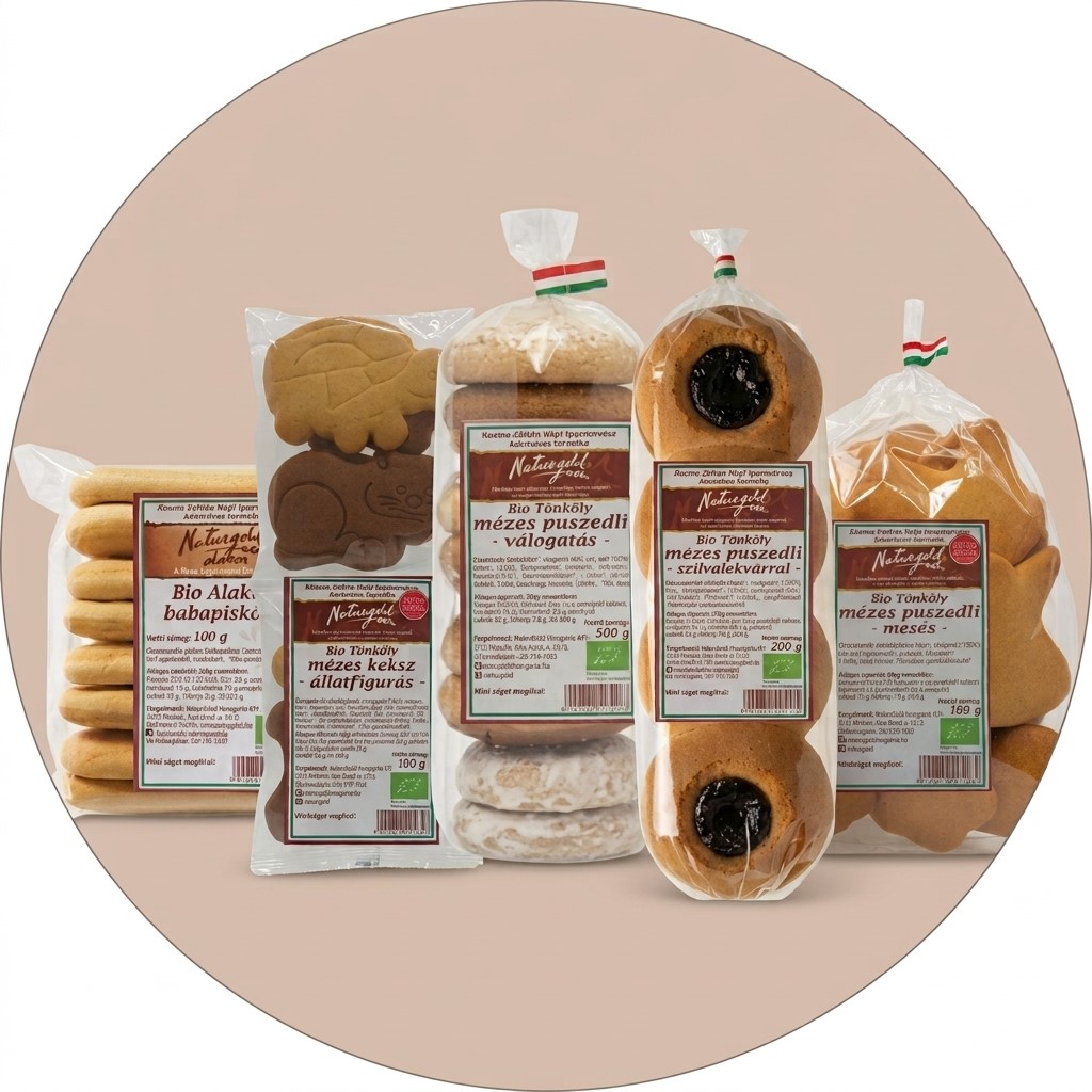 Organic biscuits and bakery products